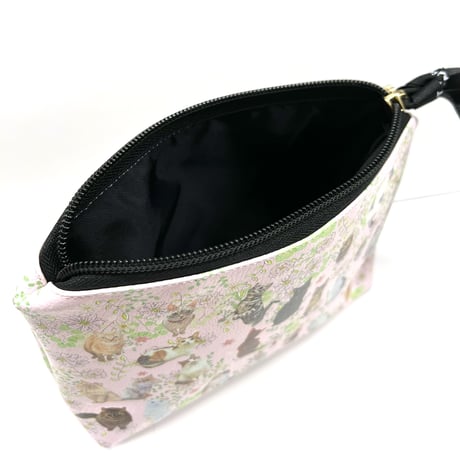 NyanCon Happy Cats Garden "Pouch" 【Pink】