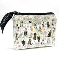 NyanCon Happy Cats Garden "Pouch" 【White】