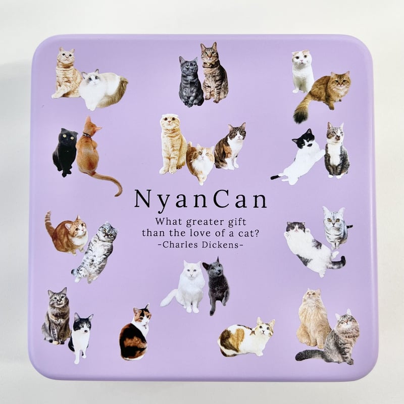 オリジナルねこ柄缶 ”NyanCan”キャンディセット【Purple】 | Première ...