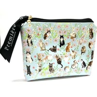 NyanCon Happy Cats Garden "Pouch" 【Blue】