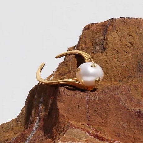 Pearl Gold designed ring