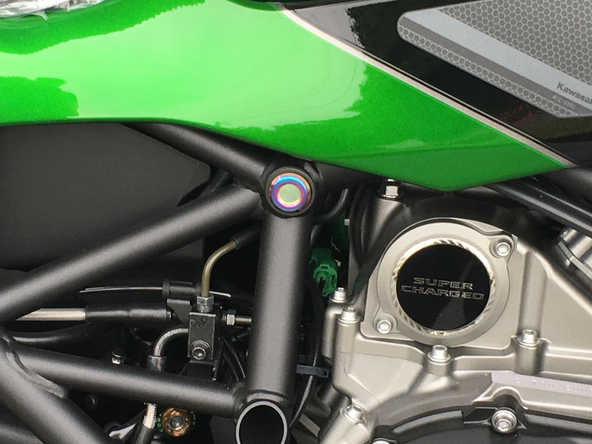 0507B:ケイファクトリー CB1300 フレームキャップ チタン K-FACTORY ケイファクトリー クラッチレリーズ Dタイプ カラー