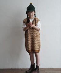 Knitted vest dress