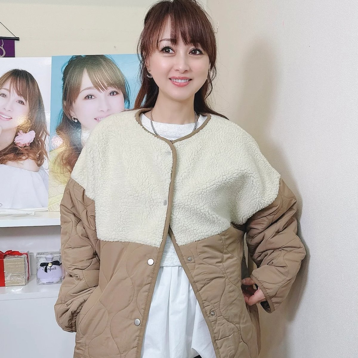 軽くて可愛いボアジャケット | 渡辺美奈代オフィシャルブログ「Minayo