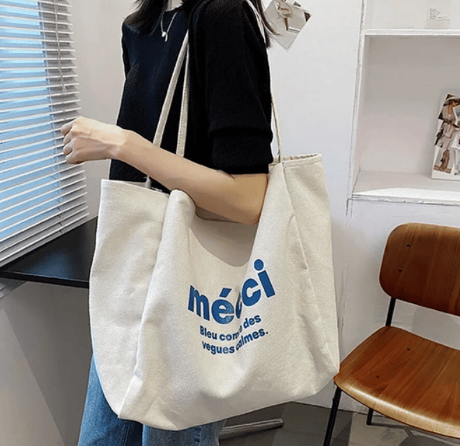 ロゴキャンバスカラートートバッグ | Minayo Select