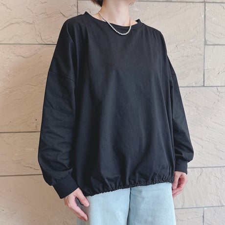 ドローコード付き長袖Tシャツ
