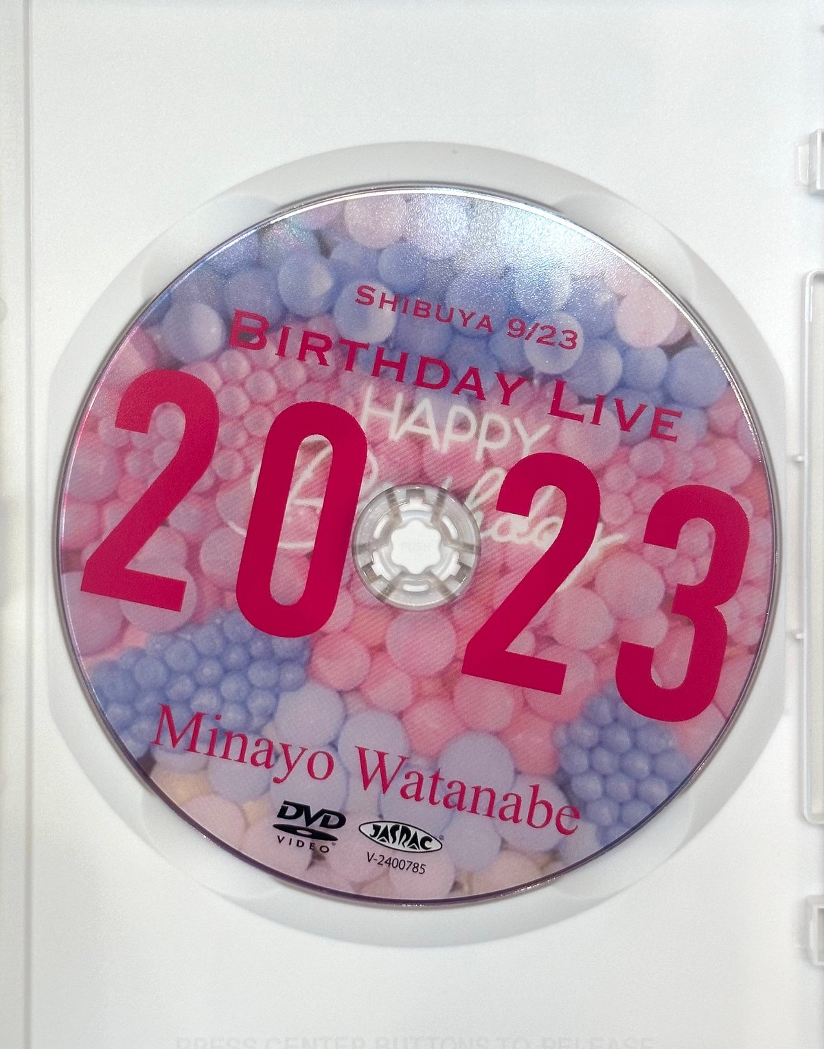 直筆サイン入りDVD 渡辺美奈代のバースデーライブ2023 | Minayo Select