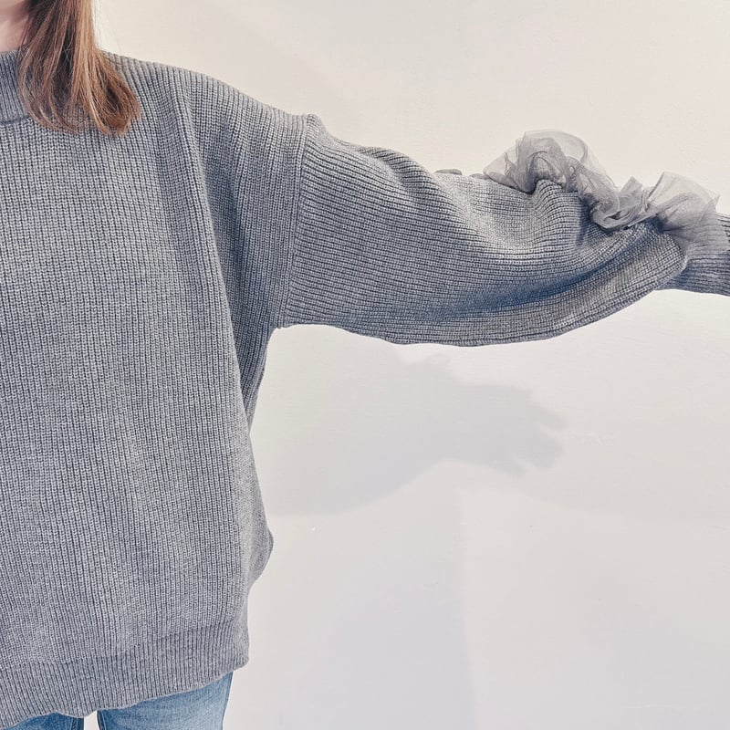 アームチュールハイネックプルオーバー | Minayo Select