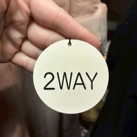 2WAYパフスリーブVネックワンピース