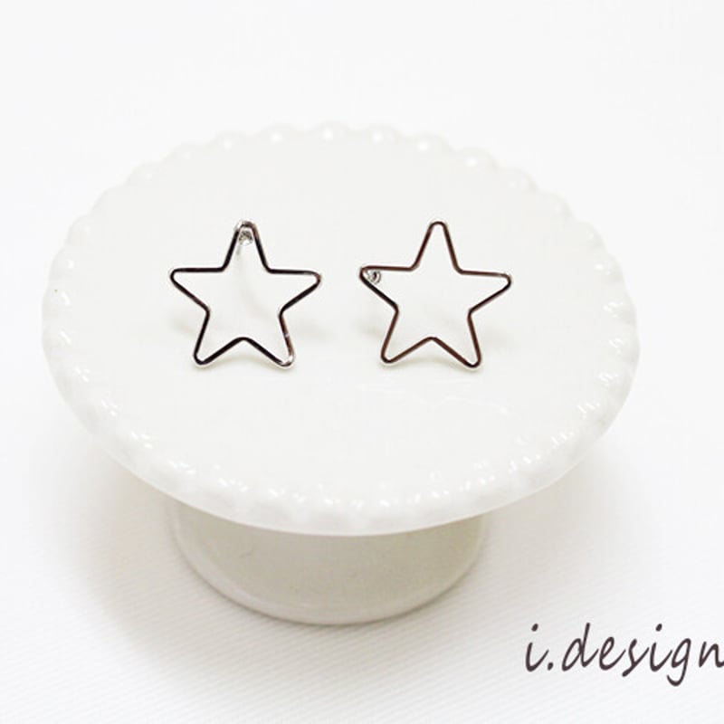 オープンスタースタッドピアス | Minayo Select