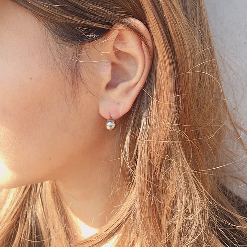 丸玉ステンレスボールピアス（両耳用2個セット） MG-GUVY | Minayo Select