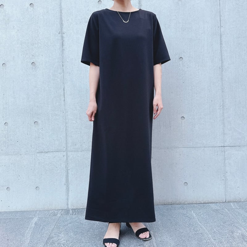 カットジョーゼット5分袖ワンピース | Minayo Select