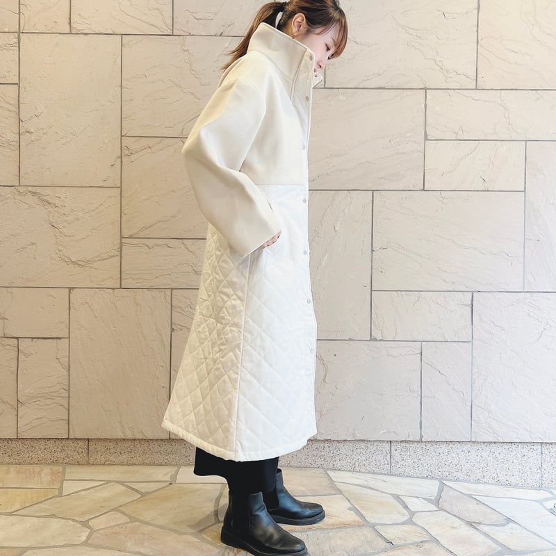□再入荷□ダイヤキルト切り替えスタンドコート△ 品番:SDG-226-316