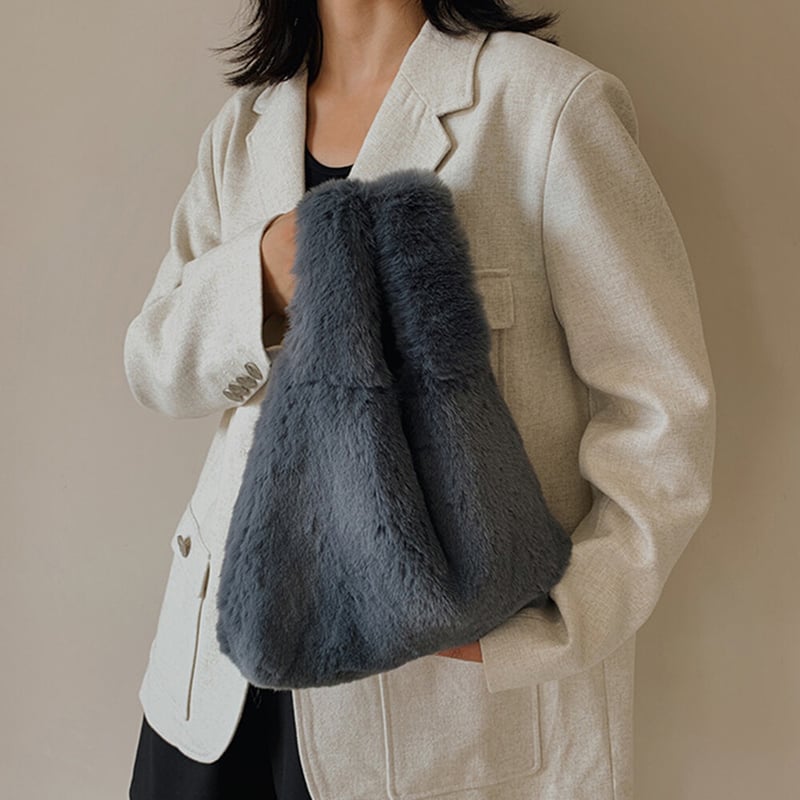 【新品】L'Appartement アーポワンMINIファーバッグ A POINT/アーポワン】 MINI La Faux Fur Bag（ハンドバッグ）｜L