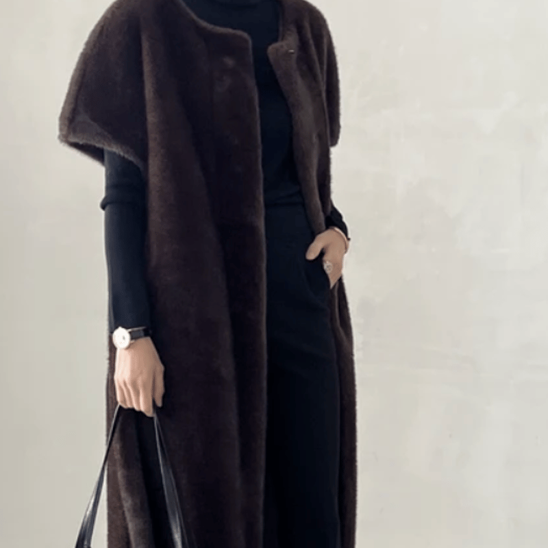 エコミンクファーロングベスト | Minayo Select