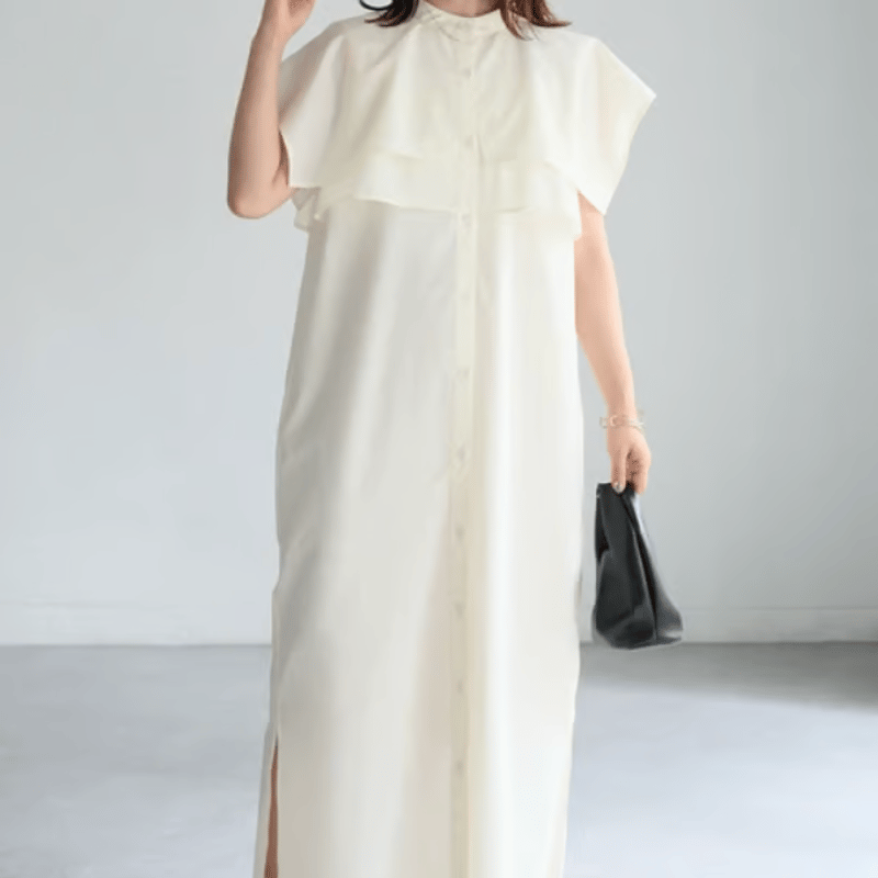 ノースリーブケープレイヤードワンピース | Minayo Select