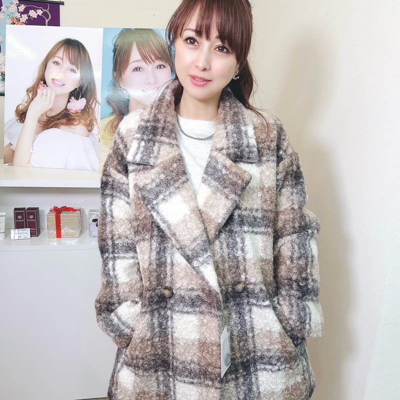 ブークレチェックコート | Minayo Select