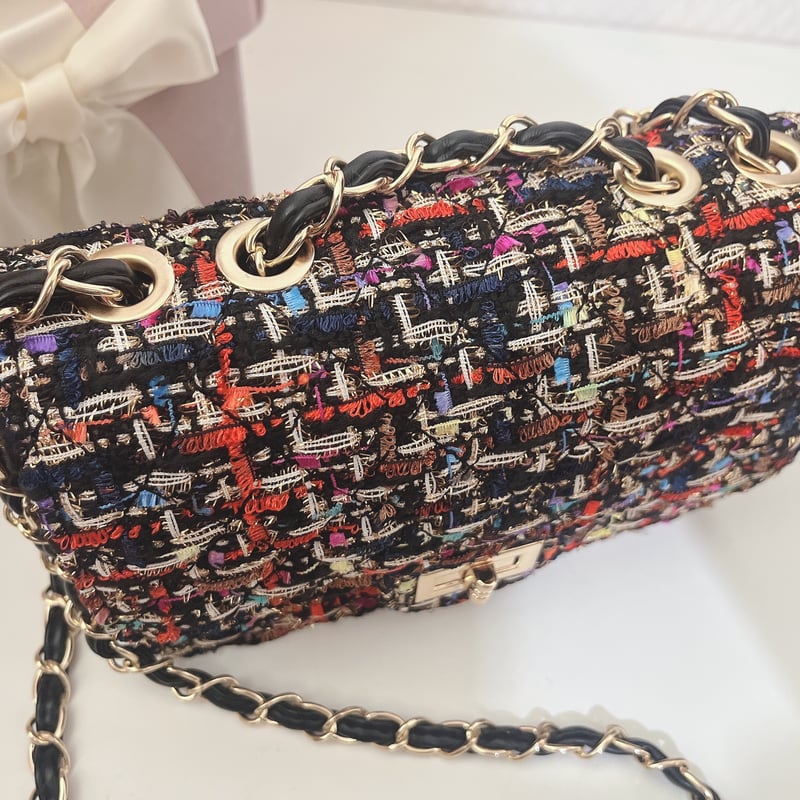 ツイードチェーンショルダーバッグ | Minayo Select