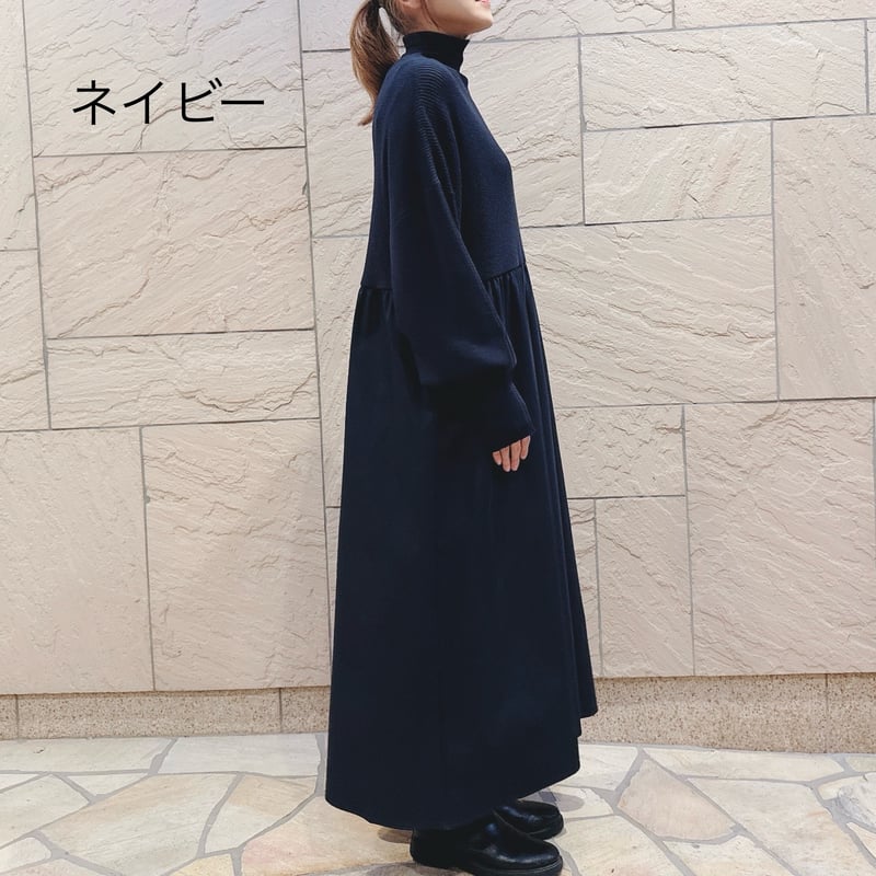 ⭐️大人気商品⭐️指穴付きハイネックドッキングワンピース ⭐️大人気商品⭐️指穴付きハイネックドッキングワンピース