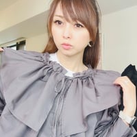 【SUMMER SALE】ラッフルカラー袖フリルチュニックブラウス