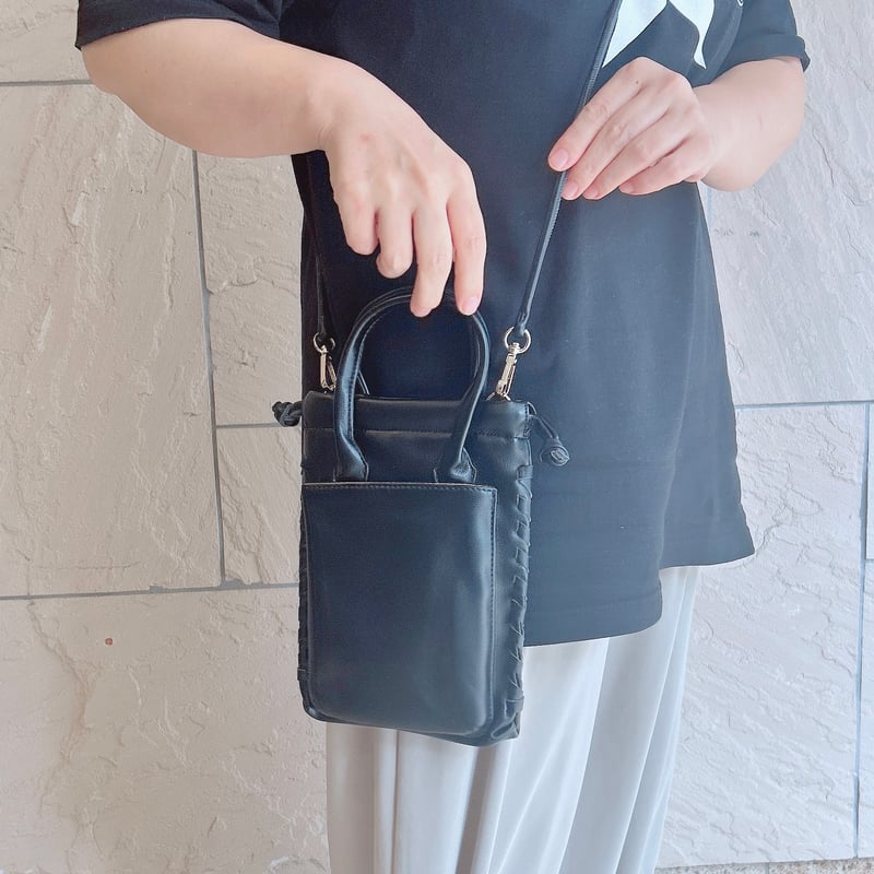 フェイクレザーミニショルダーバッグ | Minayo Select