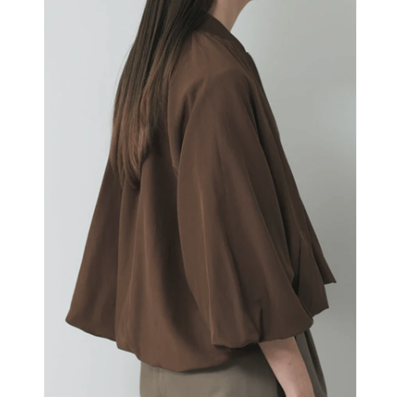 バルーンヘムジップブルゾン | Minayo Select