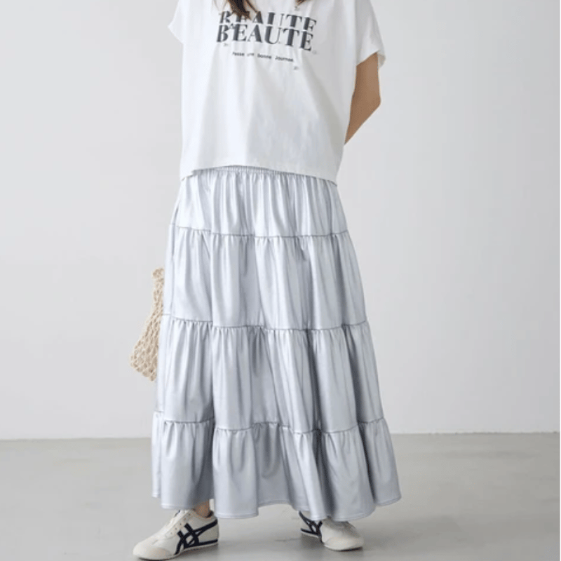 ✨新品✨未使用✨スティナ風〜バレエ✨ロングスカート stina / type L long ribbon / Majesty lilas