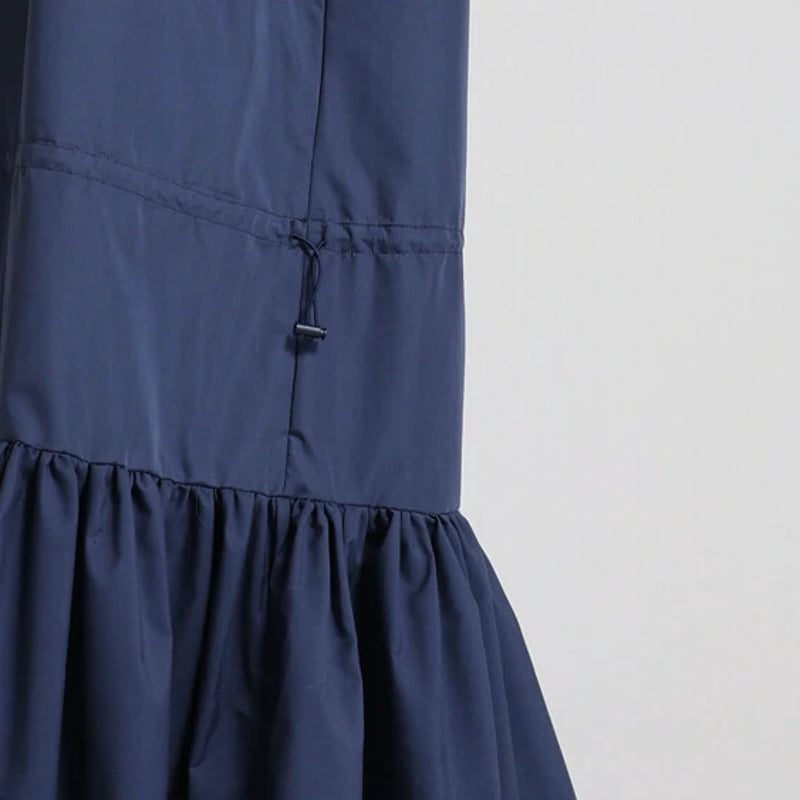  PARTY ドロストギャザーキラキラニットマーメイドワンピース MERCURYDUO💙の 2WAY千鳥ジャカードマーメイドニットワンピース