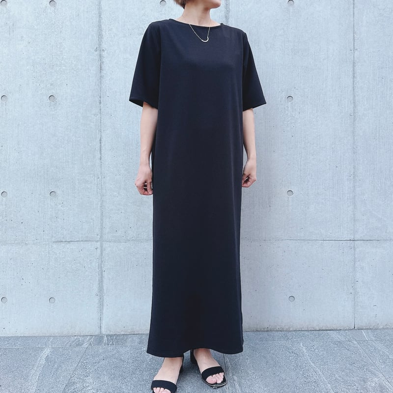 カットジョーゼット5分袖ワンピース | Minayo Select