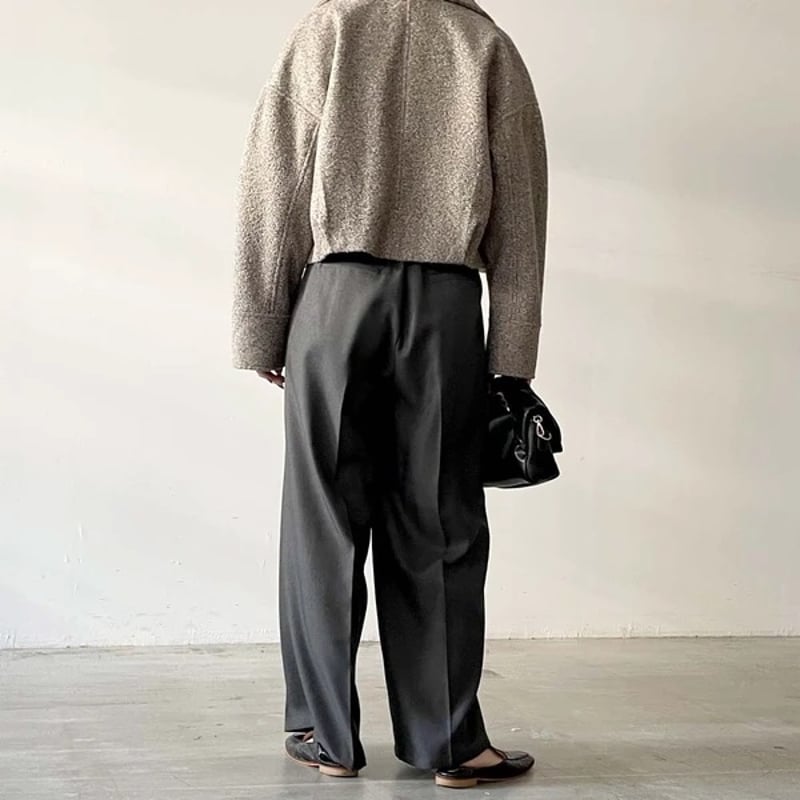 ご確認ページ2 ストレッチ2タックワイドパンツ【洗濯機洗い可／接触冷感／吸水速乾