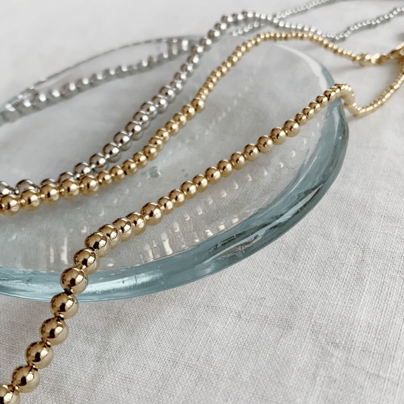 □再入荷□ Metal Ball Necklace 品番:AG-2112N-057 | Min...