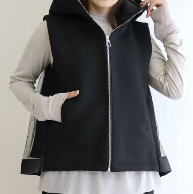 M・U SPORTS イヤーフーディーボアベスト M・U SPORTS イヤーフーディーボアベスト M・U SPORTS イヤー