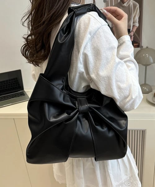 ビッグリボンワンショルダートートバッグ | Minayo Select