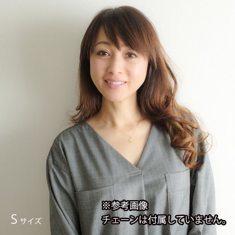 ゴールドペンダントトップ スマイルマークSサイズ K18 ダイヤ | Minayo