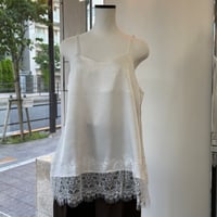 レーストリムキャミソール