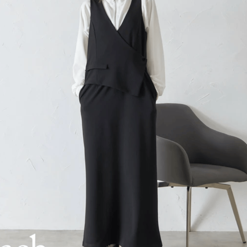 ジレライクジャンパースカート | Minayo Select