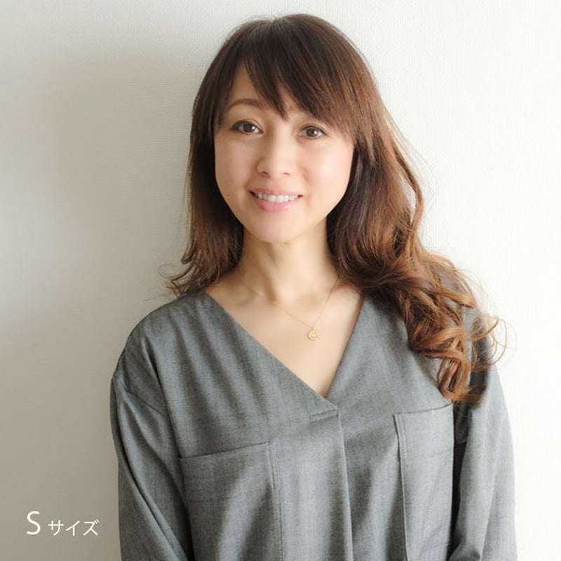 ゴールドネックレス スマイルマークSサイズ K18 ダイヤ | Minayo Select