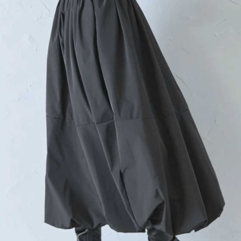 裾切替タフタバルーンスカート | Minayo Select