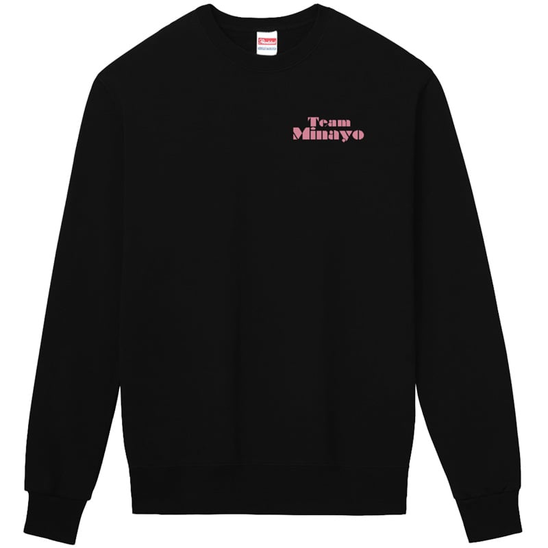 渡辺美奈代オリジナルB'スウェットトレーナー ブラック×ピンク