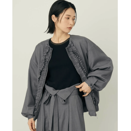 ノーカラーブルゾン | STORES