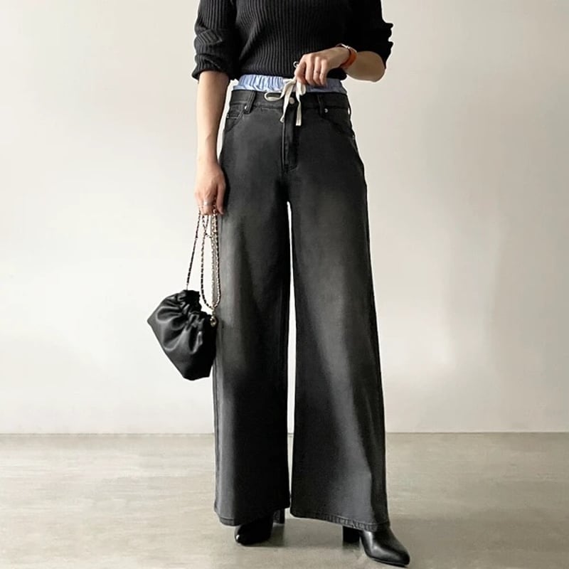 ダブルウエストデニム | Minayo Select