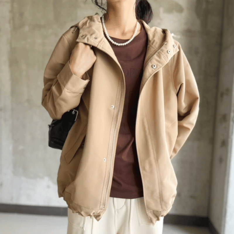 ミドル丈フードマウンテンパーカー | Minayo Select