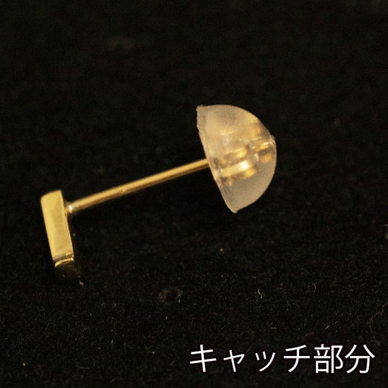 ゴールドピアス ナンバー（片耳用） K18 | Minayo Select