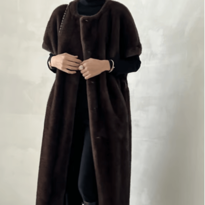 エコミンクファーロングベスト | Minayo Select