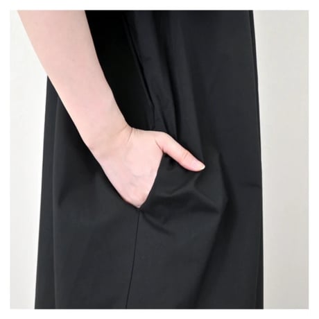 【SUMMER SALE】T/Cブロード　2WAYボリュームスリーブワンピース