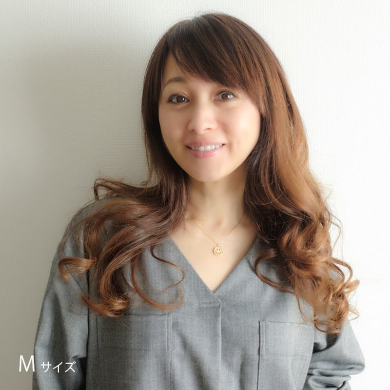 ゴールドネックレス スマイルマークMサイズ K18 ダイヤ | Minayo ゴールドネックレス スマイルマークMサイズ K18 ダイヤ | Minayo