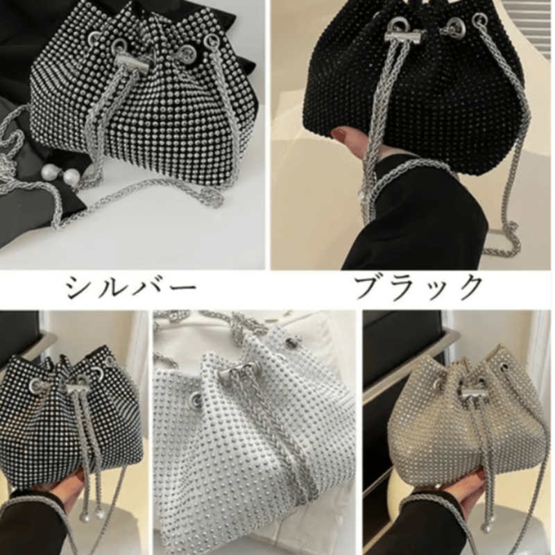キラキラ⭐️　ミニバッグとショルダーストラップ付ミニバッグ キラキラミニショルダー ショルダーバッグ lasoeur 通販