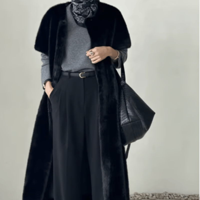 エコミンクファーロングベスト | Minayo Select