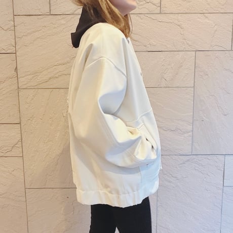 エコレザーBIGブルゾン