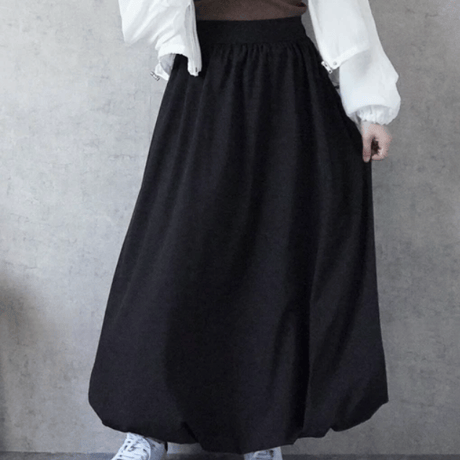 トリートユアセルフ バルーンスカート ブラック バルーンスカート | STORES
